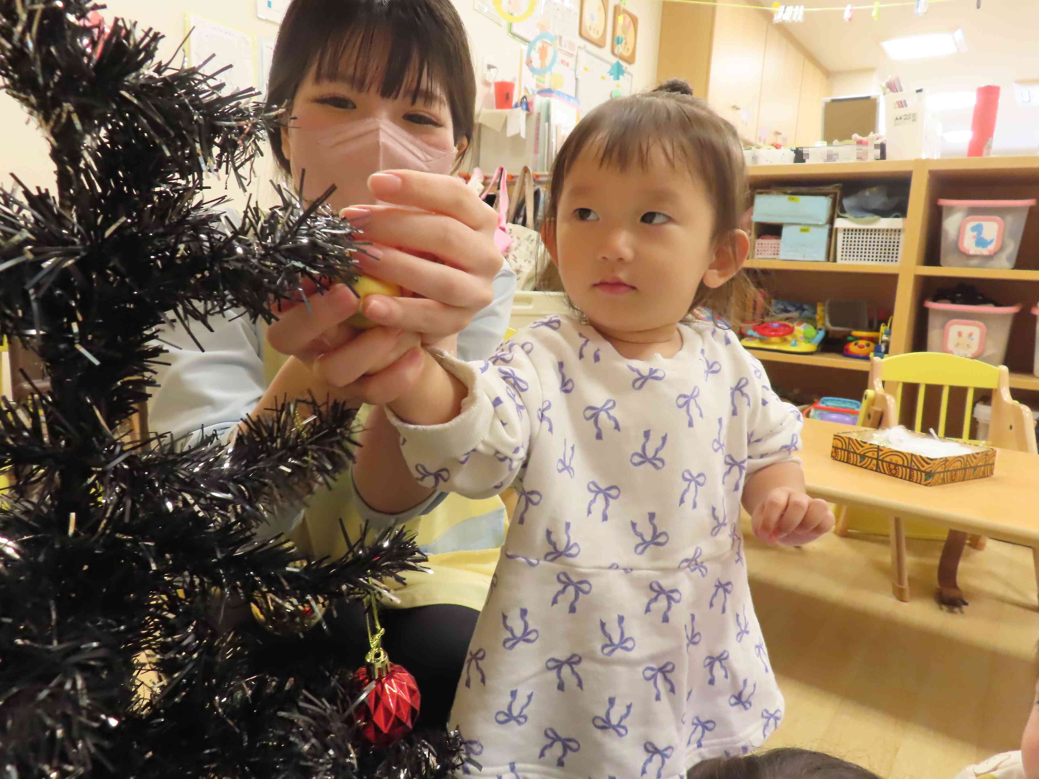 クリスマスに向けて☆（ひよこ組）｜ニチイキッズかなめ保育園